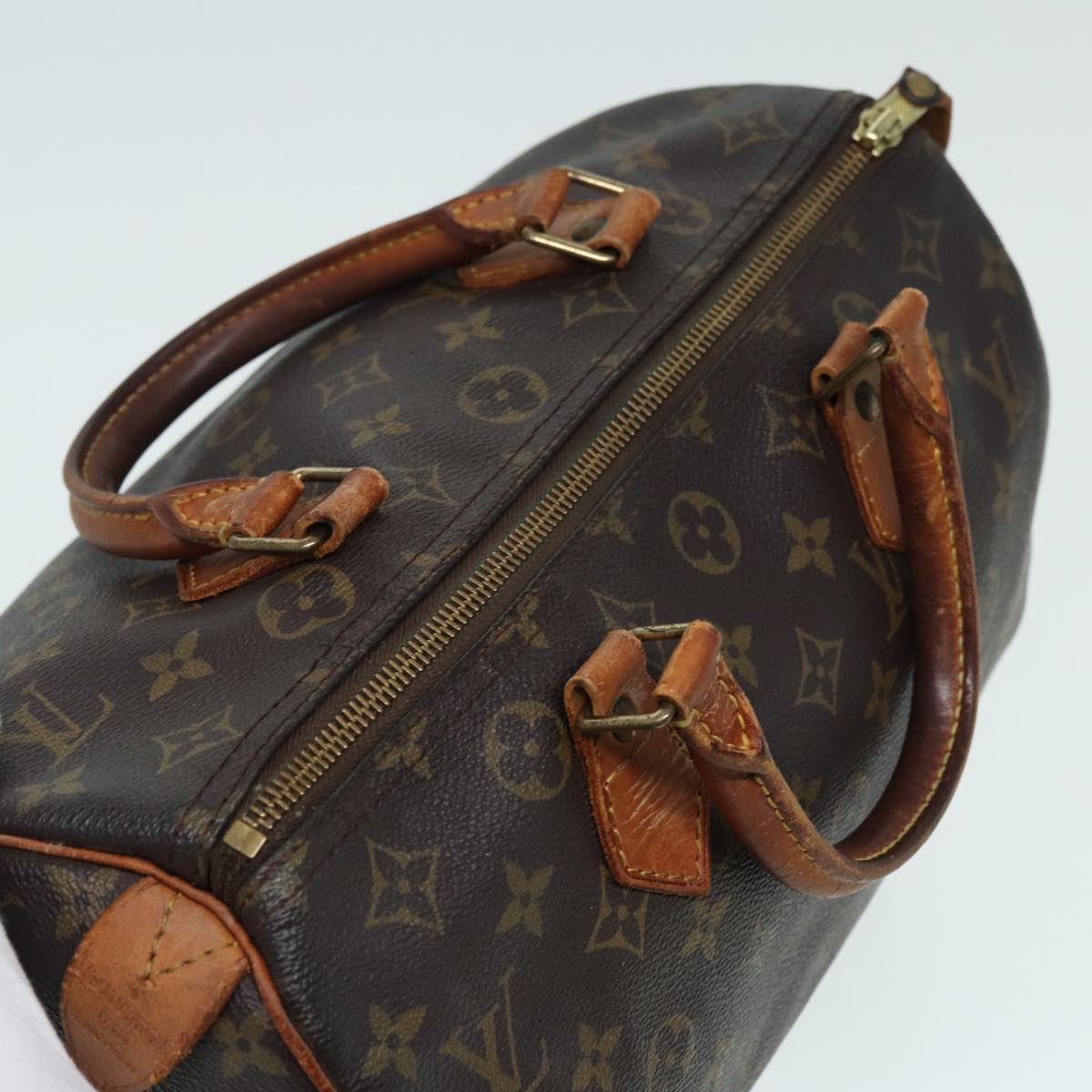 LOUIS VUITTON Monogram Speedy 30 Hand Bag M41526 LV Auth 82751