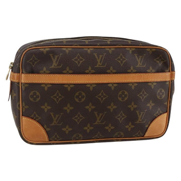 LOUIS VUITTON Monogram Compiegne 28 Clutch Bag M51845 LV Auth 82756