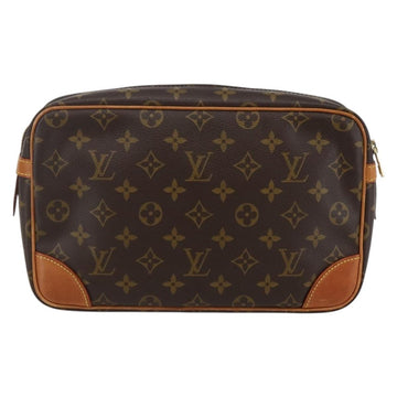 LOUIS VUITTON Monogram Compiegne 28 Clutch Bag M51845 LV Auth 82756 - 0