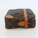 LOUIS VUITTON Monogram Compiegne 28 Clutch Bag M51845 LV Auth 82756-4