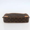 LOUIS VUITTON Monogram Compiegne 28 Clutch Bag M51845 LV Auth 82756-6