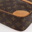LOUIS VUITTON Monogram Compiegne 28 Clutch Bag M51845 LV Auth 82756-14