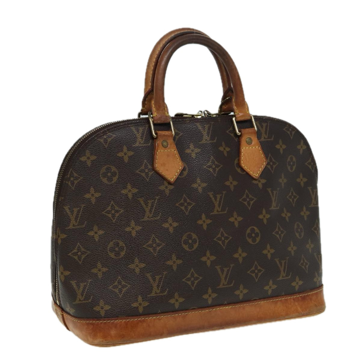 LOUIS VUITTON Monogram Alma Hand Bag M51130 LV Auth 82757