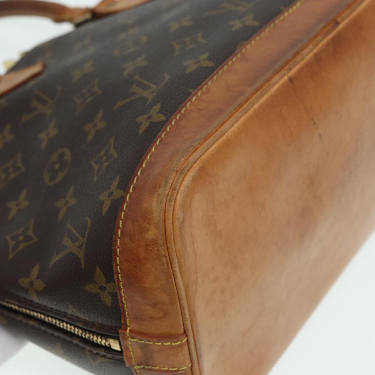 LOUIS VUITTON Monogram Alma Hand Bag M51130 LV Auth 82757