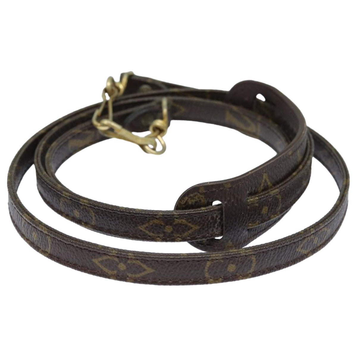 LOUIS VUITTON Monogram Shoulder Strap Vintage 46.5"" LV Auth 82773