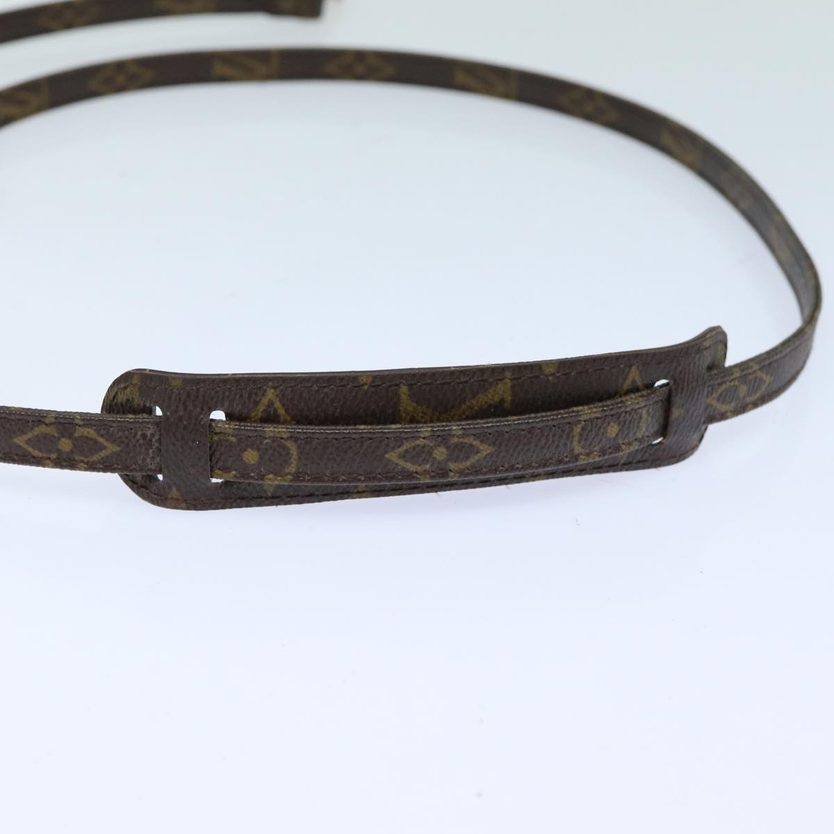 LOUIS VUITTON Monogram Shoulder Strap Vintage 46.5"" LV Auth 82773