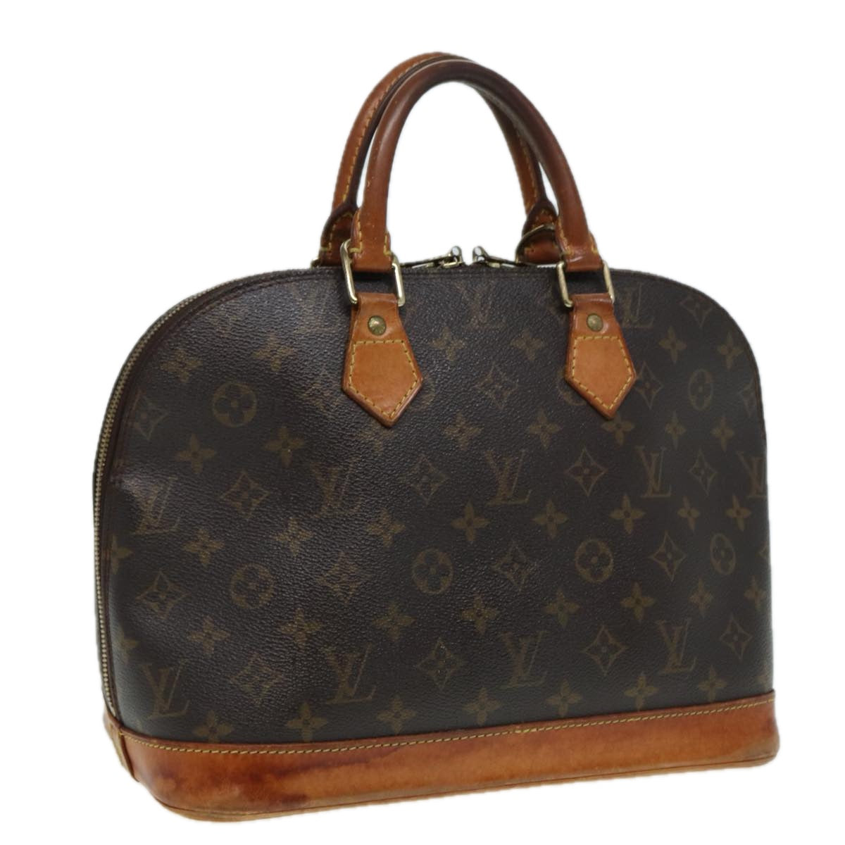 LOUIS VUITTON Monogram Alma Hand Bag M51130 LV Auth 82774