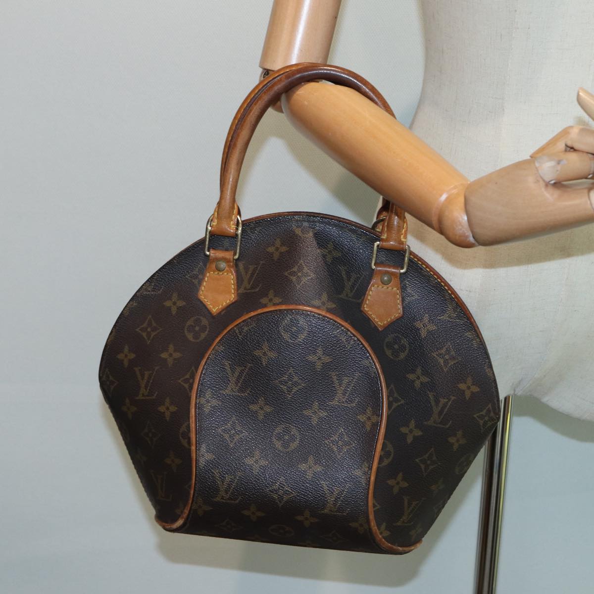 LOUIS VUITTON Monogram Ellipse PM Hand Bag M51127 LV Auth 82775