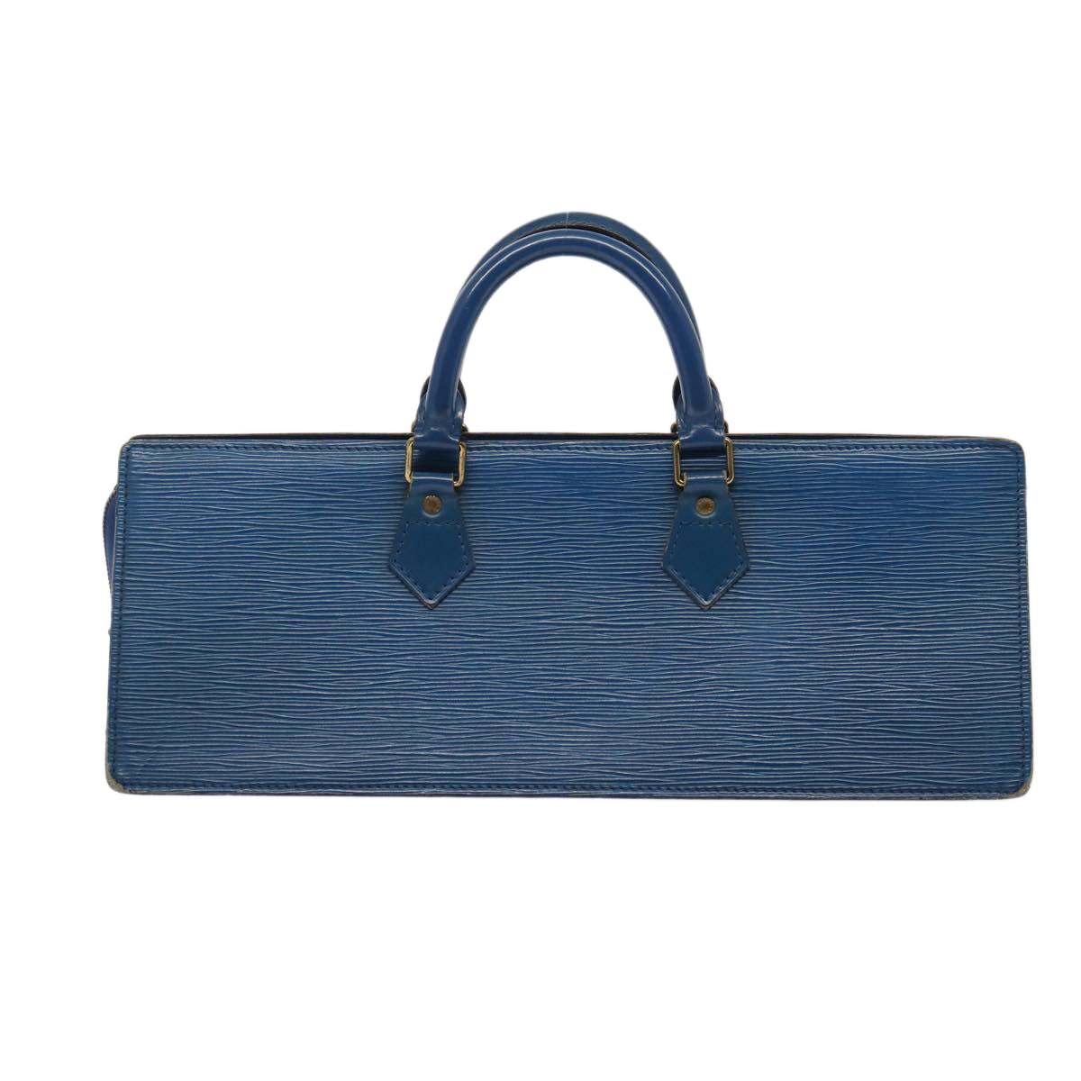 LOUIS VUITTON Epi Sac Triangle Hand Bag Blue M52095 LV Auth 82780 - 0