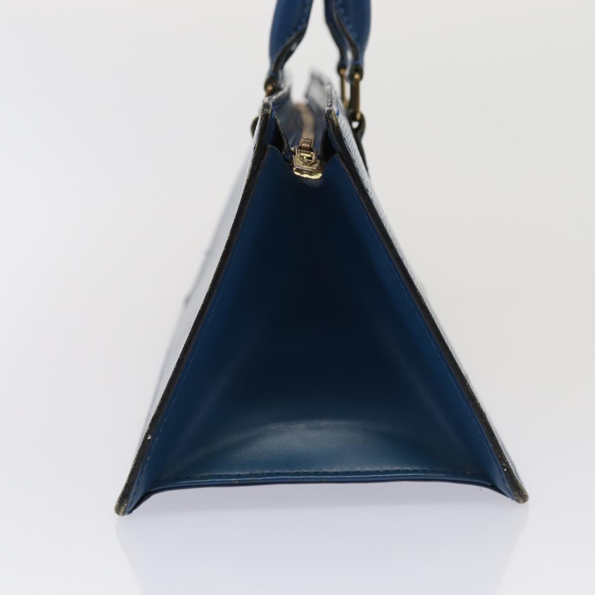 LOUIS VUITTON Epi Sac Triangle Hand Bag Blue M52095 LV Auth 82780