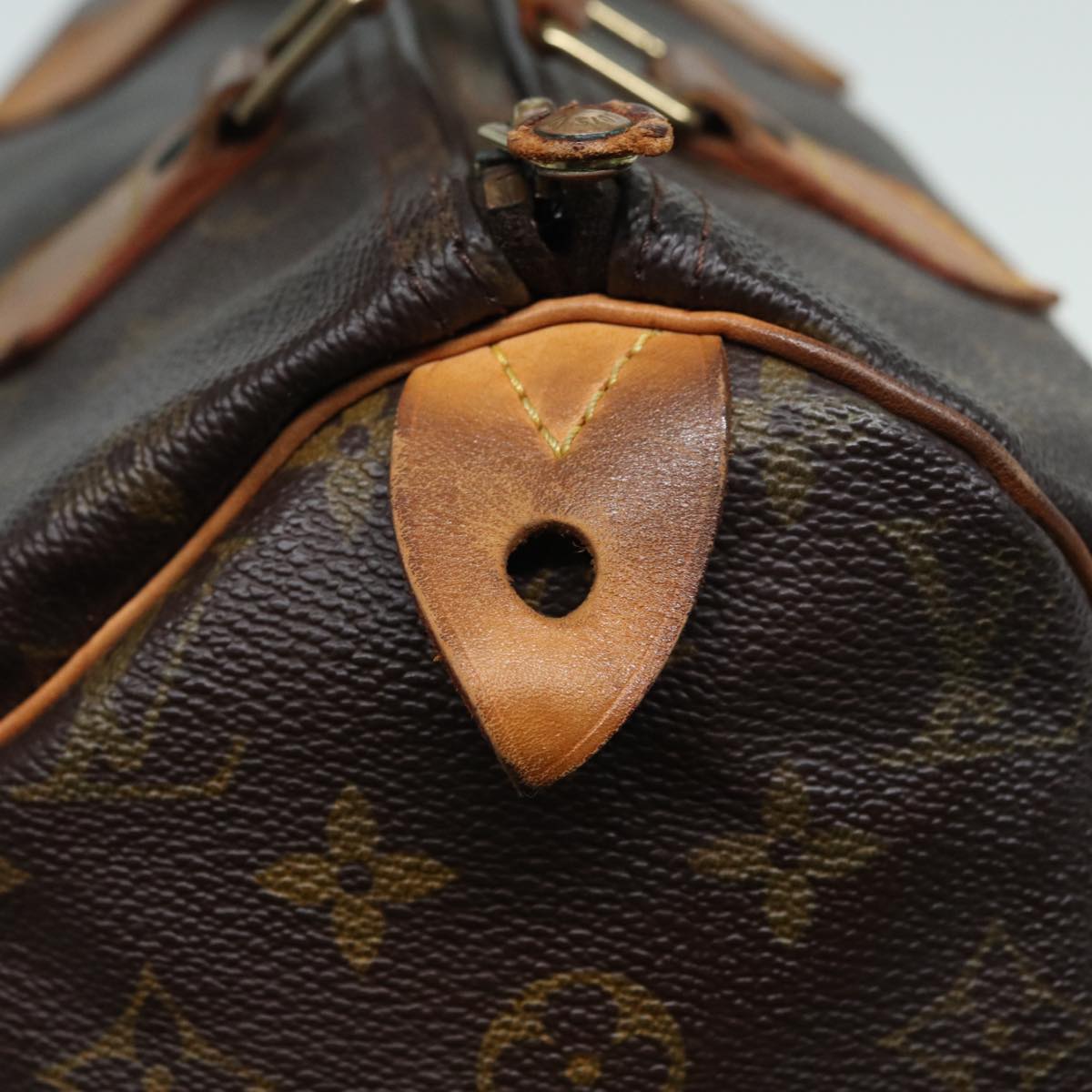 LOUIS VUITTON Monogram Speedy 30 Hand Bag M41526 LV Auth 82787