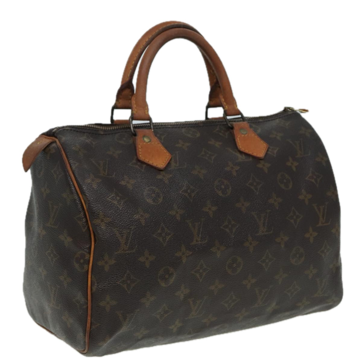 LOUIS VUITTON Monogram Speedy 30 Hand Bag M41526 LV Auth 82788