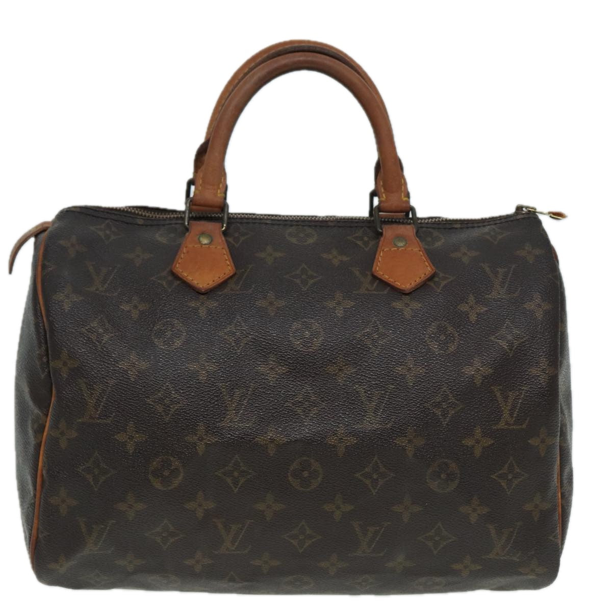 LOUIS VUITTON Monogram Speedy 30 Hand Bag M41526 LV Auth 82788