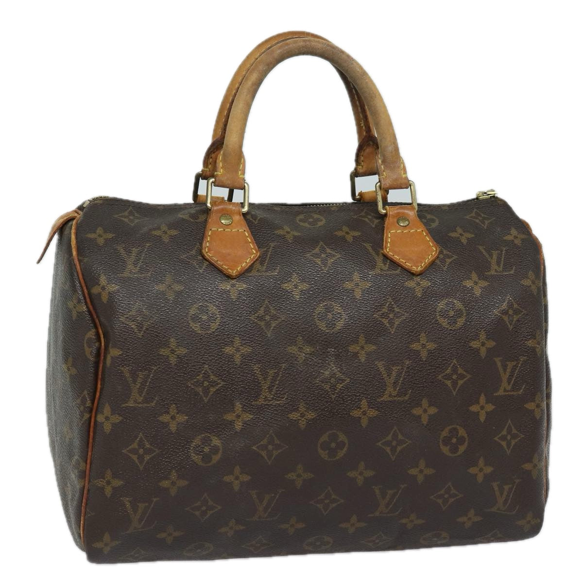 LOUIS VUITTON Monogram Speedy 30 Hand Bag M41526 LV Auth 82789