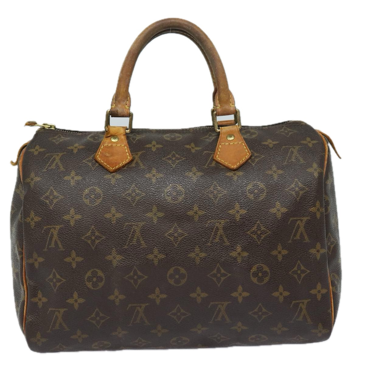 LOUIS VUITTON Monogram Speedy 30 Hand Bag M41526 LV Auth 82789