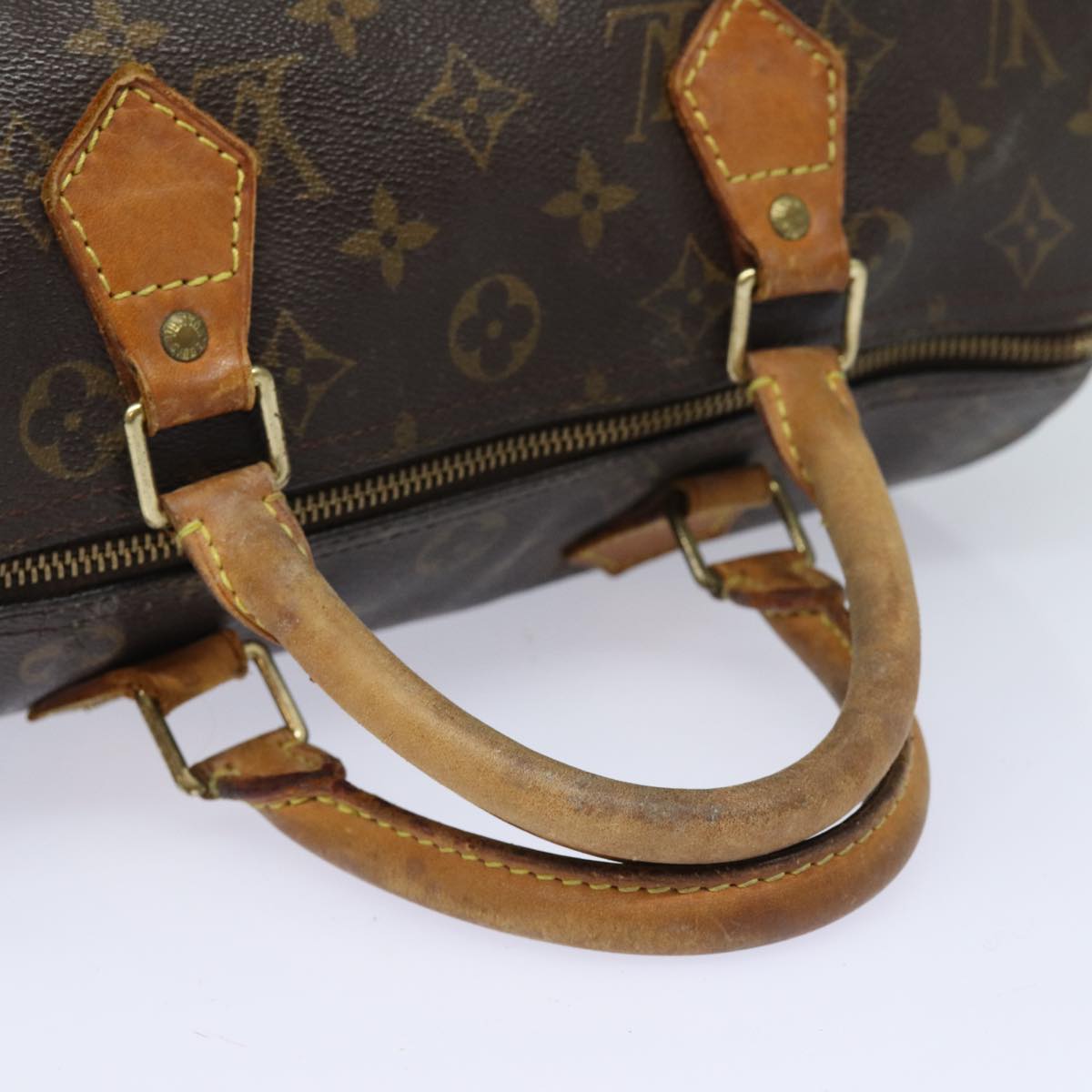 LOUIS VUITTON Monogram Speedy 30 Hand Bag M41526 LV Auth 82789