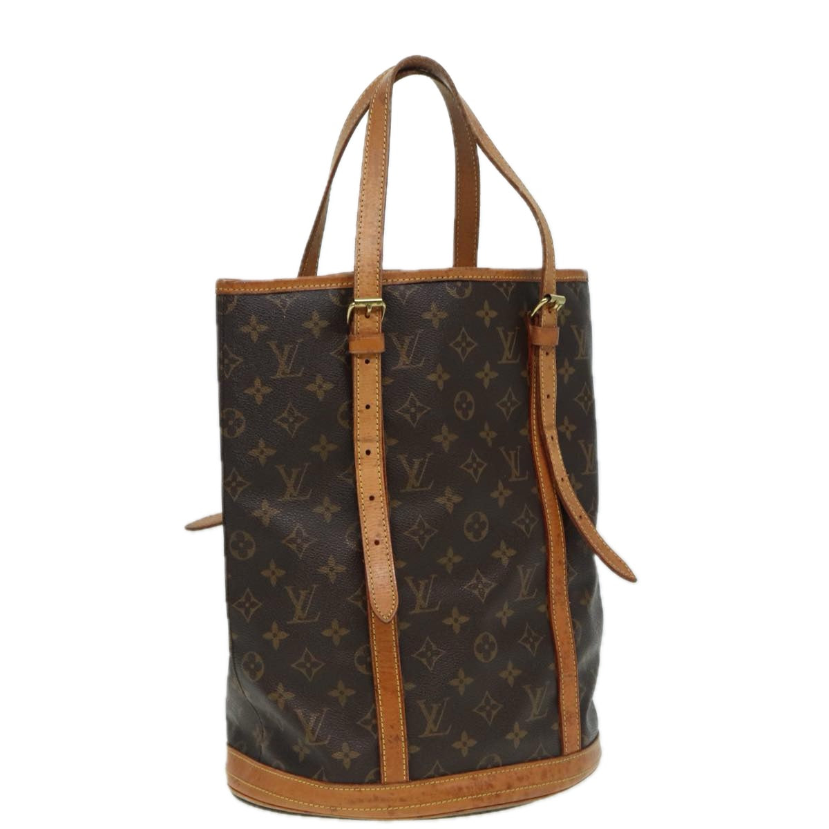 LOUIS VUITTON Monogram Bucket GM Shoulder Bag M42236 LV Auth 82790