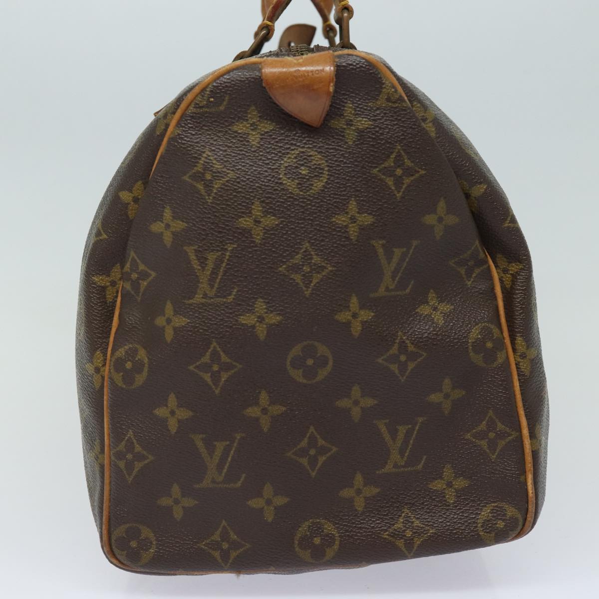 LOUIS VUITTON Monogram Speedy 35 Hand Bag M41524 LV Auth 82796