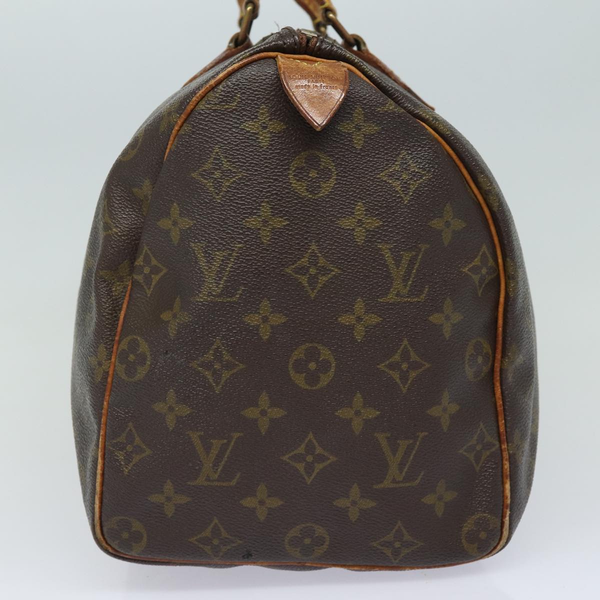 LOUIS VUITTON Monogram Speedy 35 Hand Bag M41524 LV Auth 82798