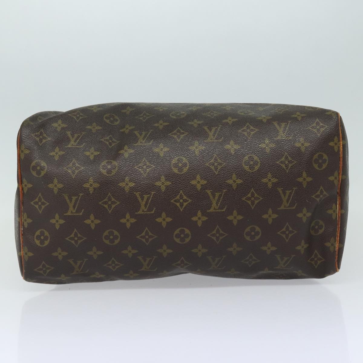 LOUIS VUITTON Monogram Speedy 35 Hand Bag M41524 LV Auth 82799