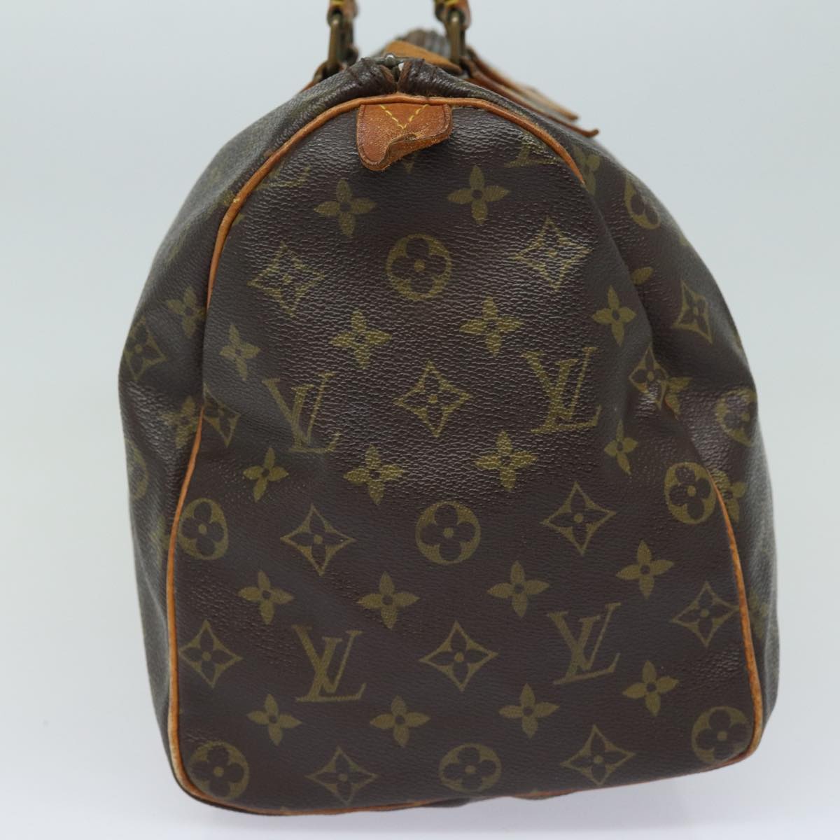 LOUIS VUITTON Monogram Speedy 35 Hand Bag M41524 LV Auth 82799