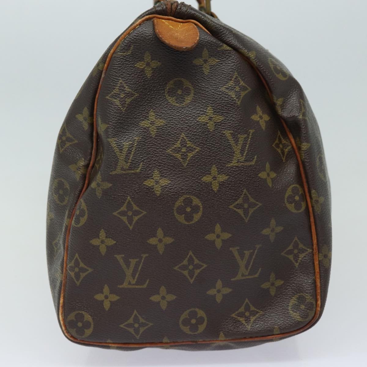 LOUIS VUITTON Monogram Speedy 35 Hand Bag M41524 LV Auth 82799