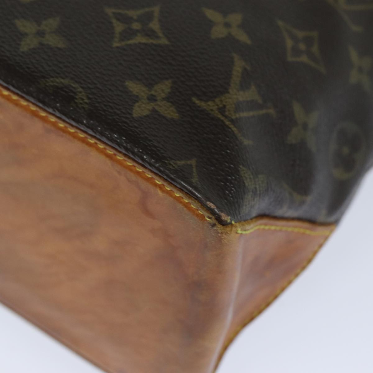 LOUIS VUITTON Monogram Cabas Piano Tote Bag M51148 LV Auth 82800