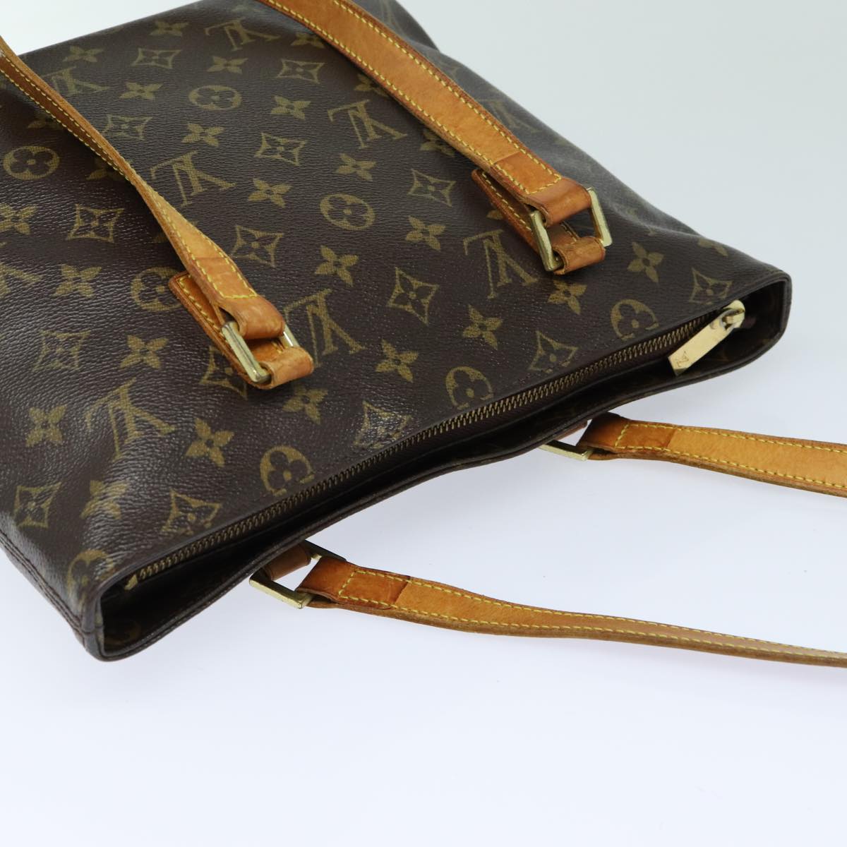 LOUIS VUITTON Monogram Cabas Piano Tote Bag M51148 LV Auth 82800