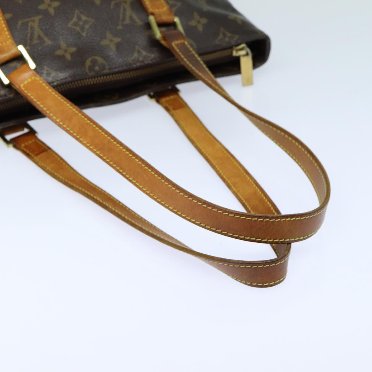 LOUIS VUITTON Monogram Cabas Piano Tote Bag M51148 LV Auth 82800