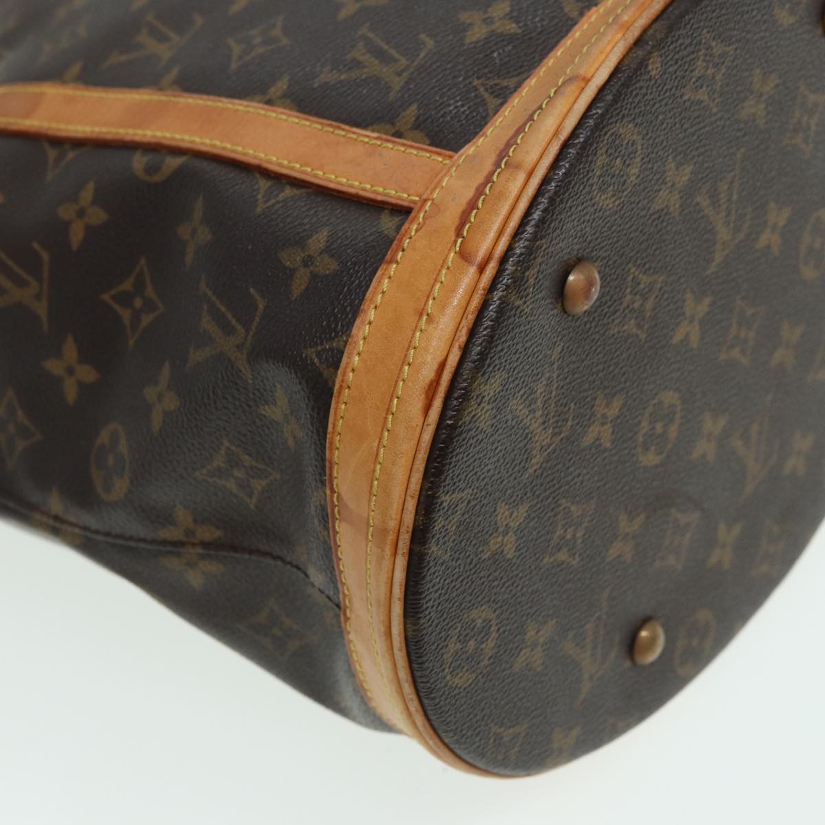 LOUIS VUITTON Monogram Bucket GM Shoulder Bag M42236 LV Auth 82801