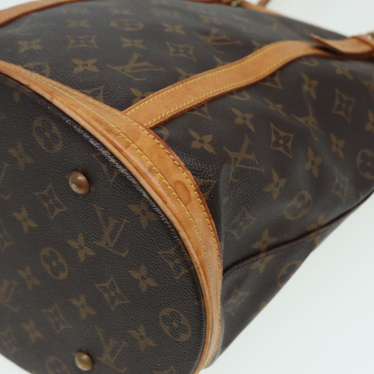 LOUIS VUITTON Monogram Bucket GM Shoulder Bag M42236 LV Auth 82801