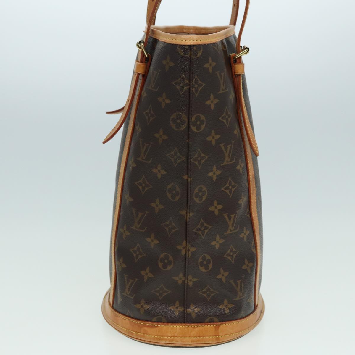 LOUIS VUITTON Monogram Bucket GM Shoulder Bag M42236 LV Auth 82801