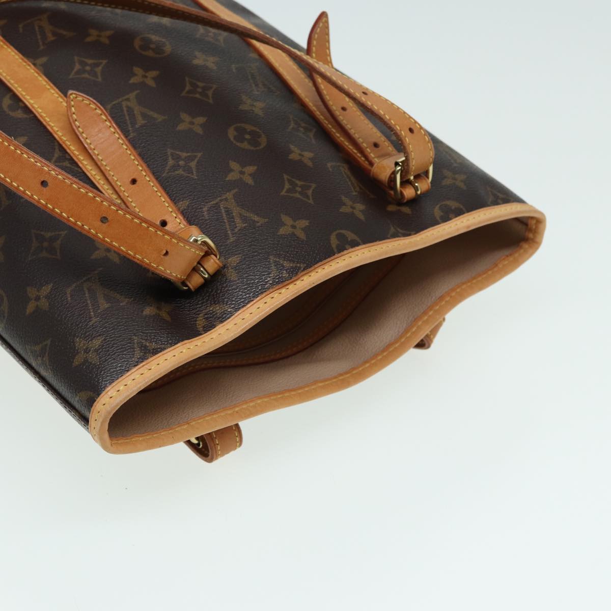 LOUIS VUITTON Monogram Bucket GM Shoulder Bag M42236 LV Auth 82801