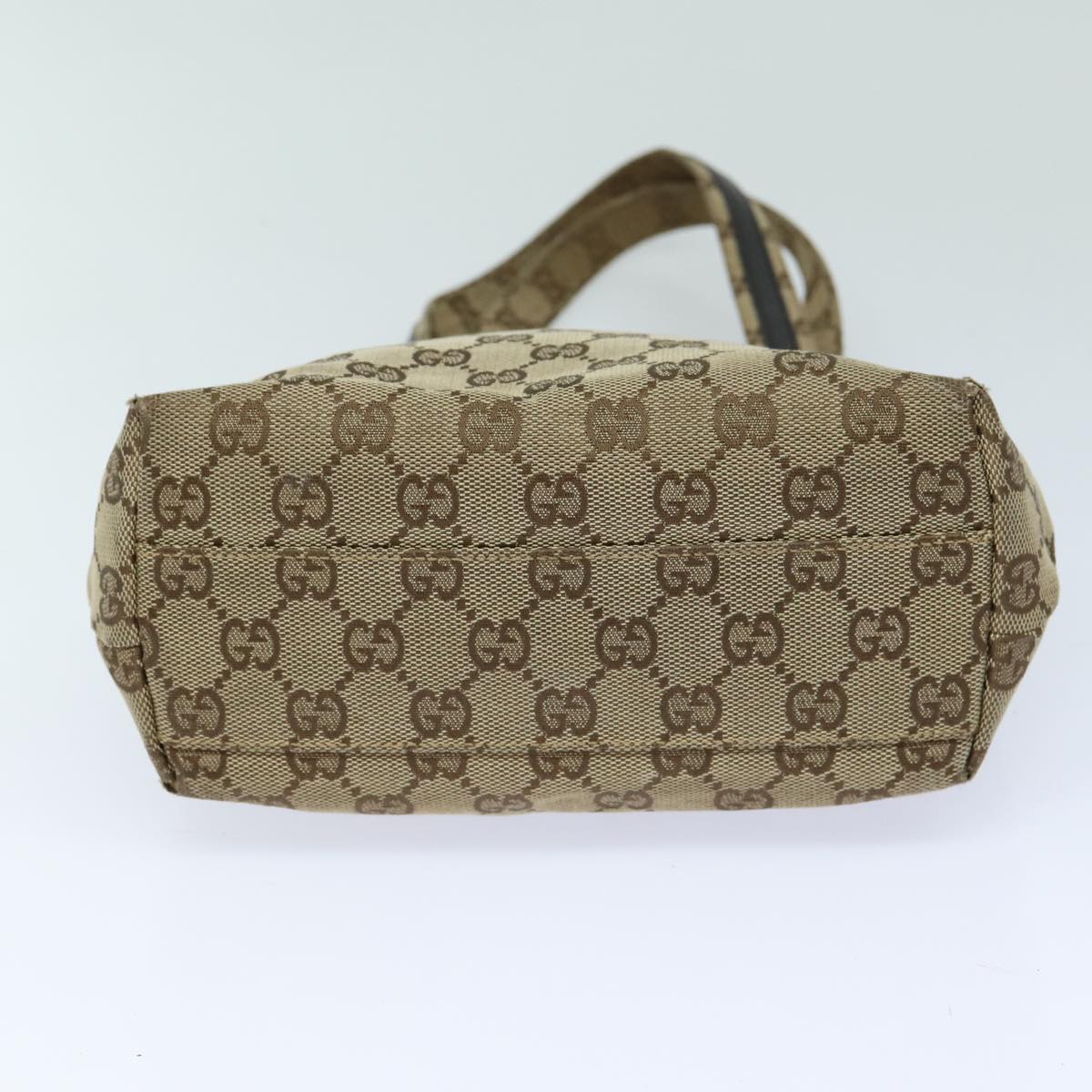 GUCCI GG Canvas Shoulder Bag Beige 002 1075 Auth 82821