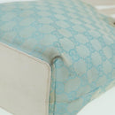 GUCCI GG Canvas Shoulder Bag Blue White 002 1099 Auth 82826-16