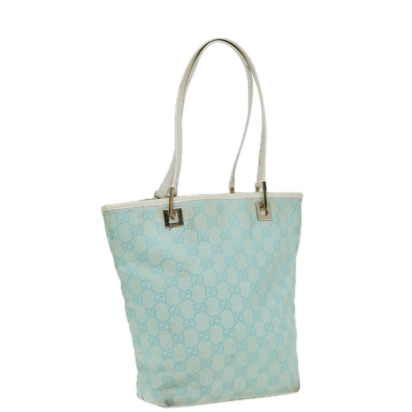 GUCCI GG Canvas Umhängetasche Blau Weiß 002 1099 Auth 82826