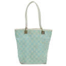 GUCCI GG Canvas Shoulder Bag Blue White 002 1099 Auth 82826-2