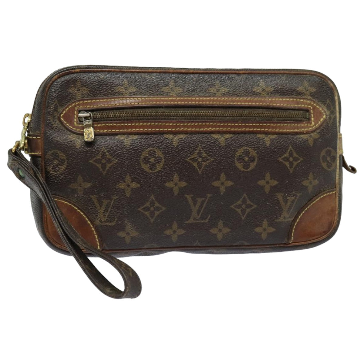 LOUIS VUITTON Monogram Marly Dragonne GM Clutch Bag M51825 LV Auth 82837