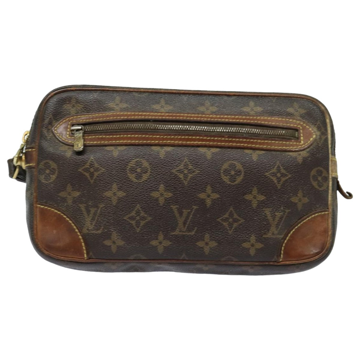 LOUIS VUITTON Monogram Marly Dragonne GM Clutch Bag M51825 LV Auth 82837