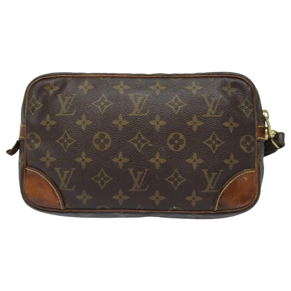 LOUIS VUITTON Monogram Marly Dragonne GM Clutch Bag M51825 LV Auth 82837