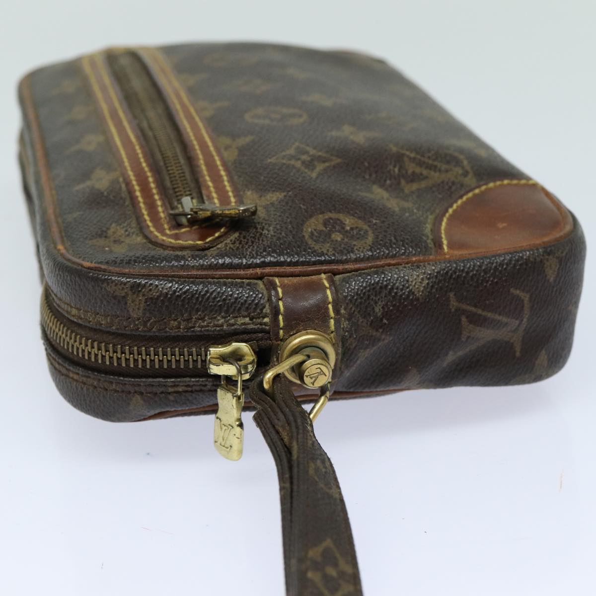 LOUIS VUITTON Monogram Marly Dragonne GM Clutch Bag M51825 LV Auth 82837