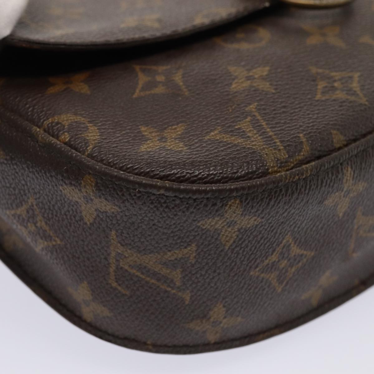 LOUIS VUITTON Monogram Saint Cloud GM Shoulder Bag M51242 LV Auth 82843