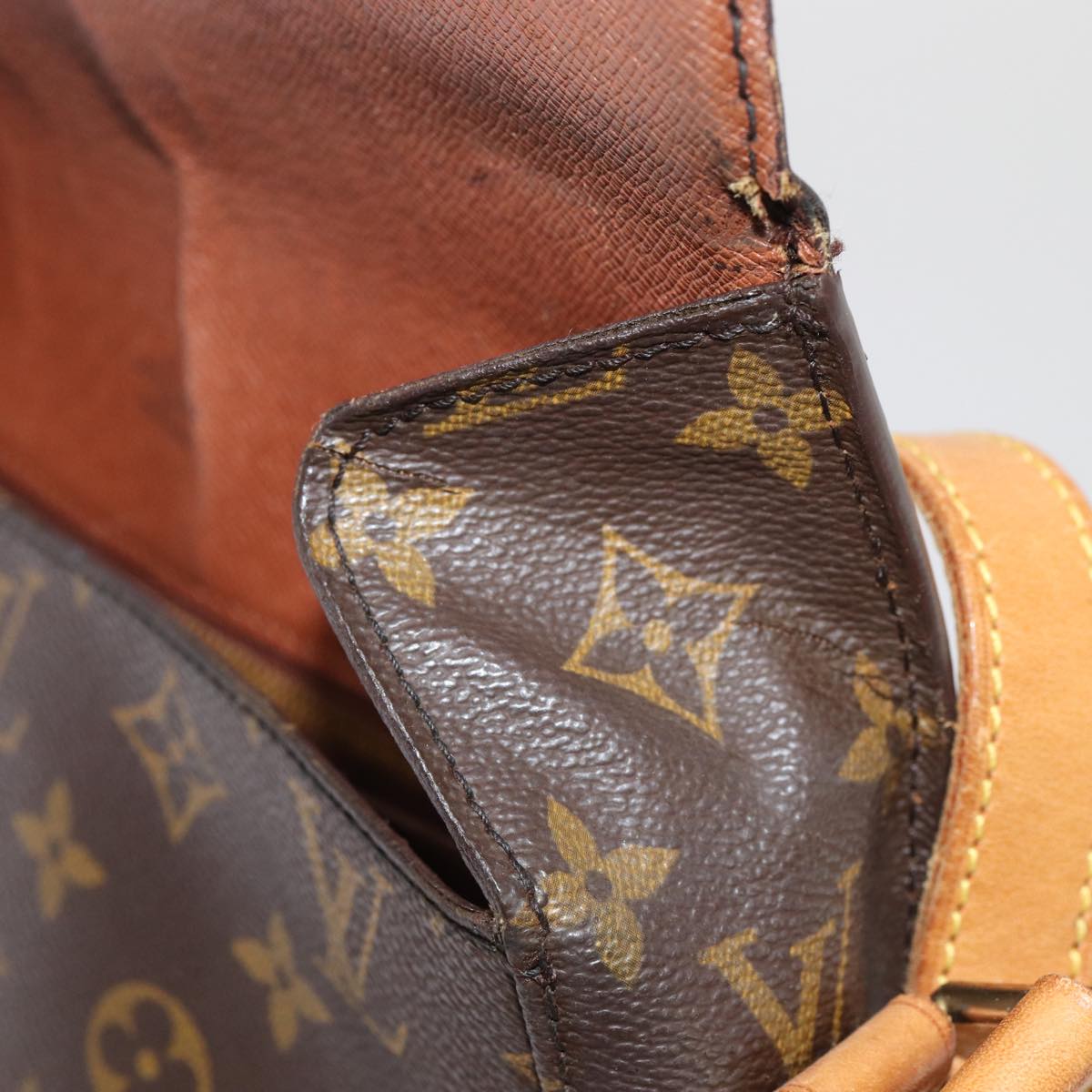 LOUIS VUITTON Monogram Saint Cloud GM Shoulder Bag M51242 LV Auth 82843