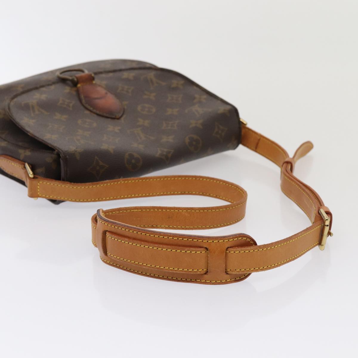 LOUIS VUITTON Monogram Saint Cloud GM Shoulder Bag M51242 LV Auth 82843