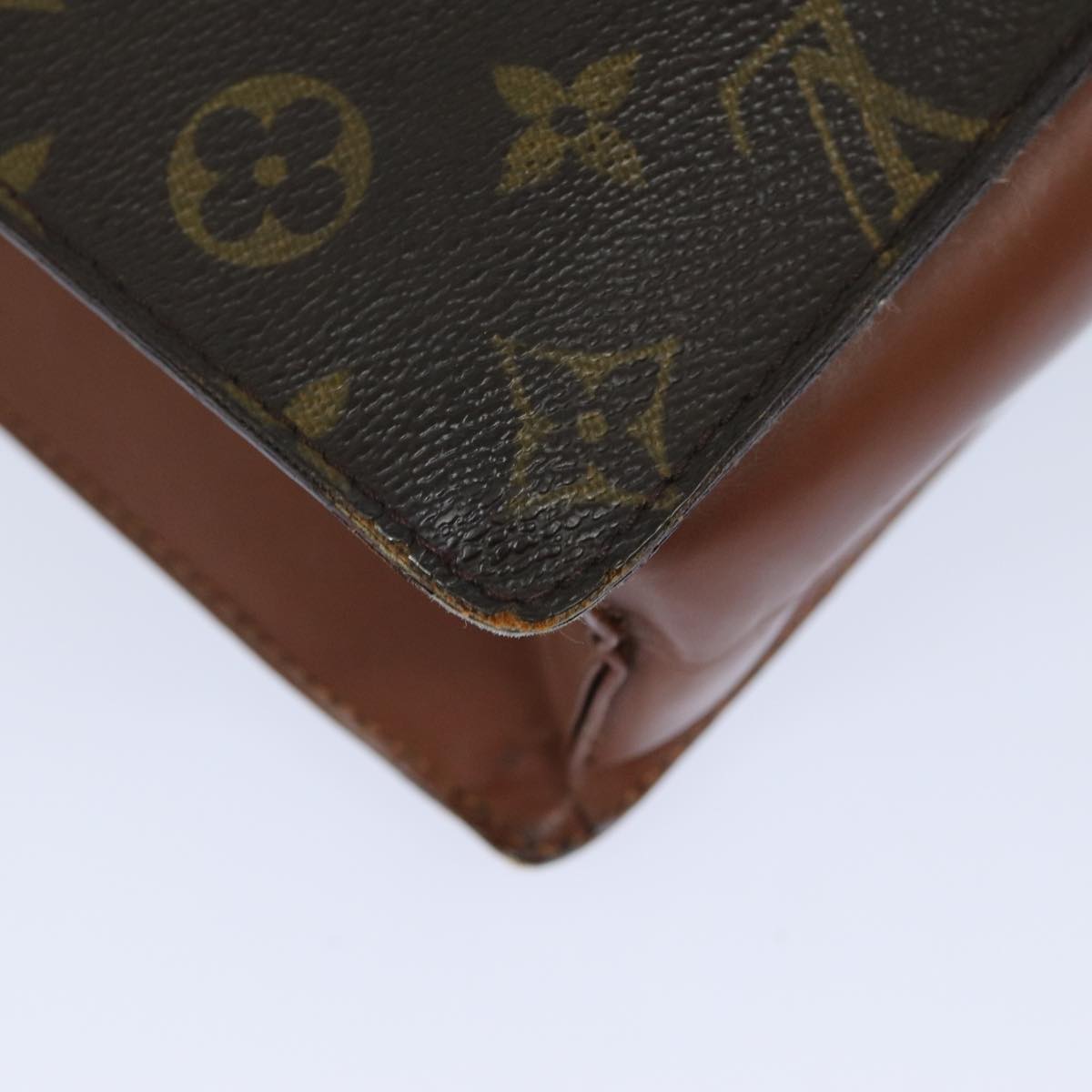 LOUIS VUITTON Monogram Monceau 28 Hand Bag 2way M51185 LV Auth 82844