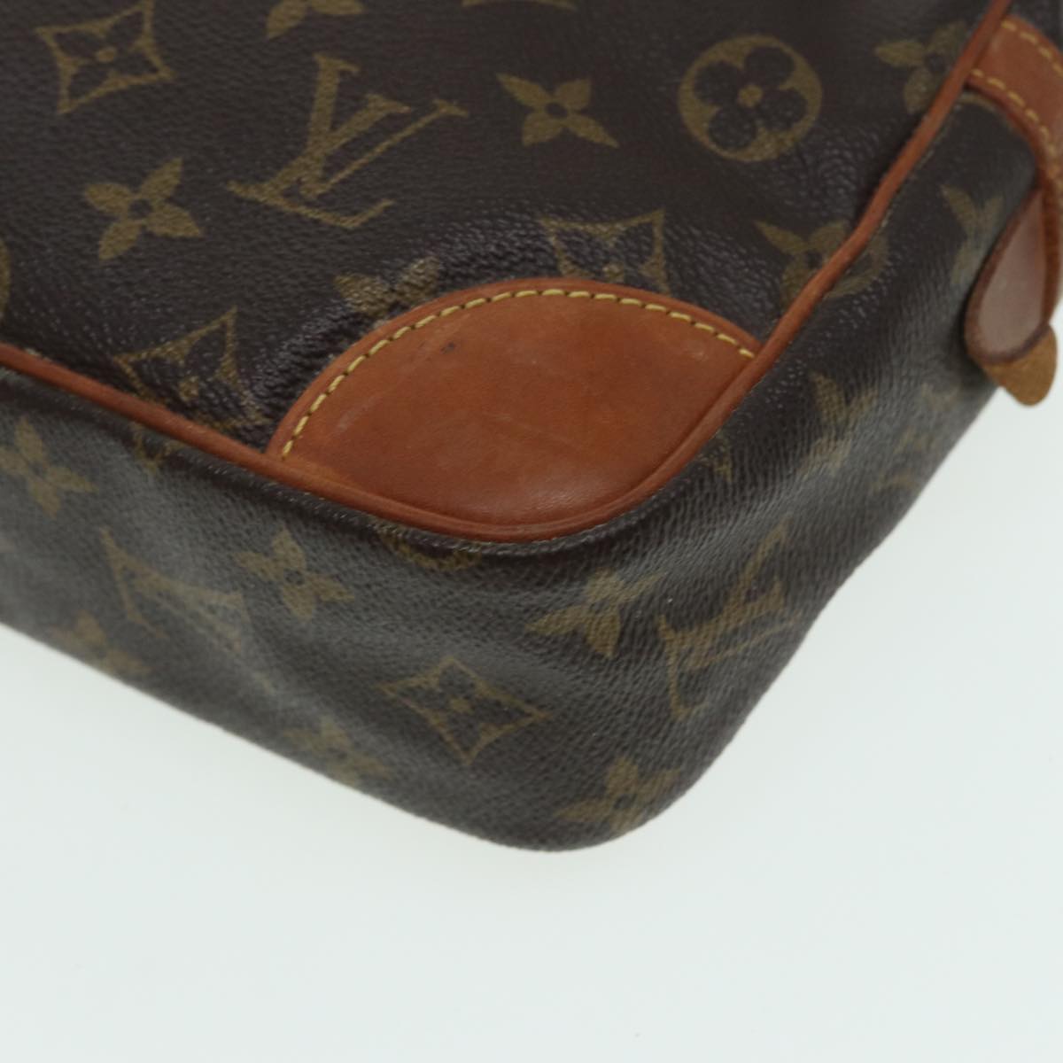 LOUIS VUITTON Monogram Compiegne 28 Clutch Bag M51845 LV Auth 82845