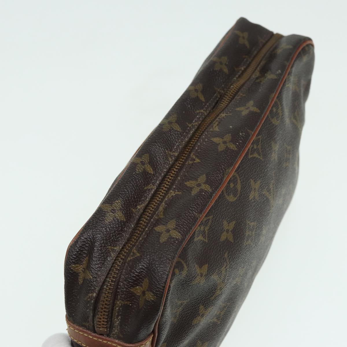 LOUIS VUITTON Monogram Compiegne 28 Clutch Bag M51845 LV Auth 82845