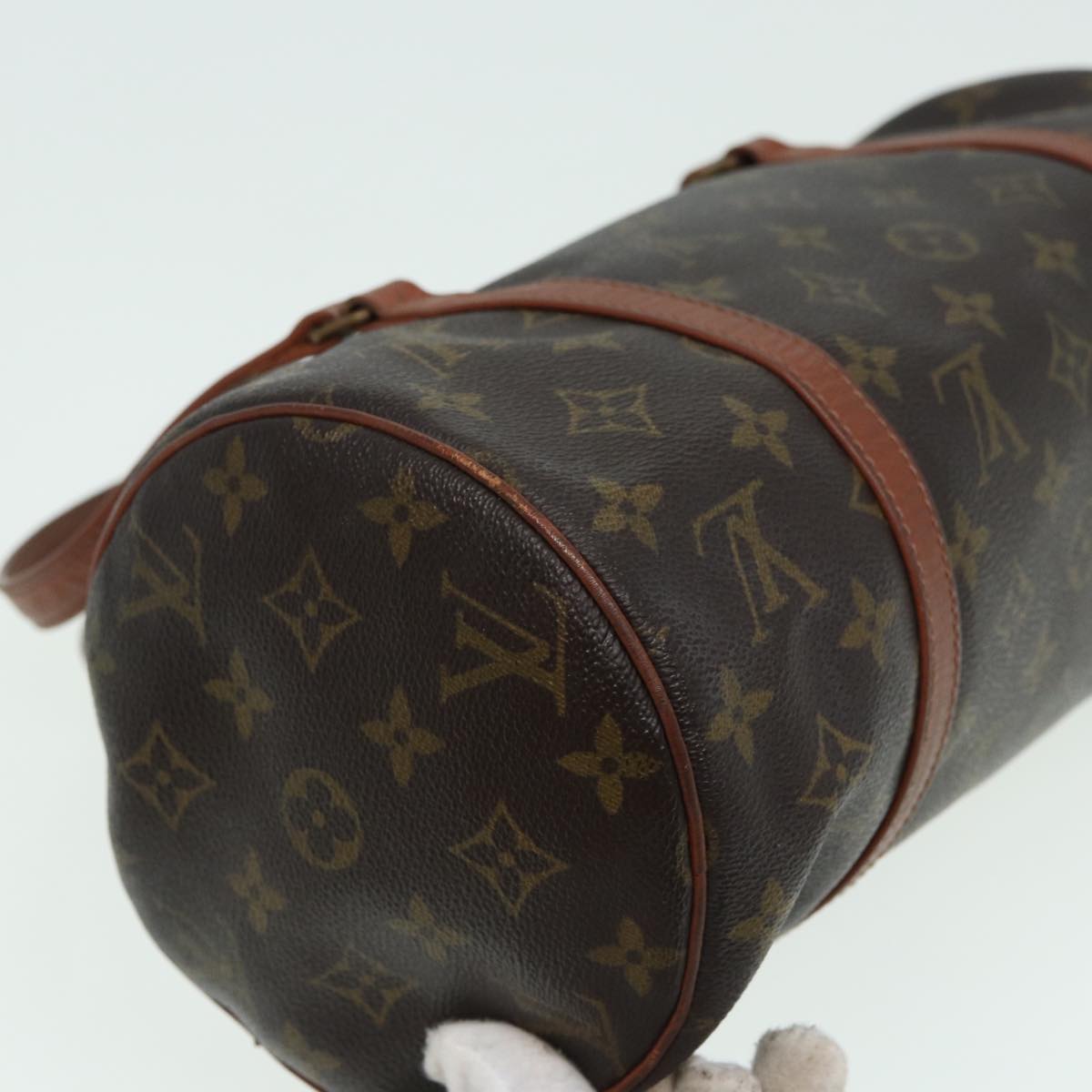 LOUIS VUITTON Monogram Papillon 30 Hand Bag M51385 LV Auth 82848