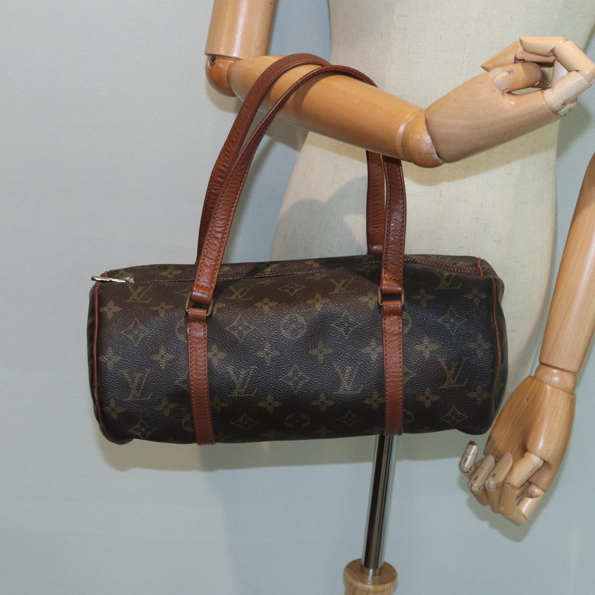 LOUIS VUITTON Monogram Papillon 30 Hand Bag M51385 LV Auth 82848