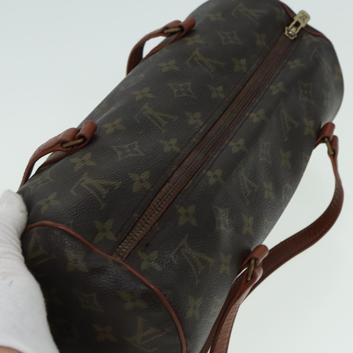 LOUIS VUITTON Monogram Papillon 30 Hand Bag M51385 LV Auth 82848